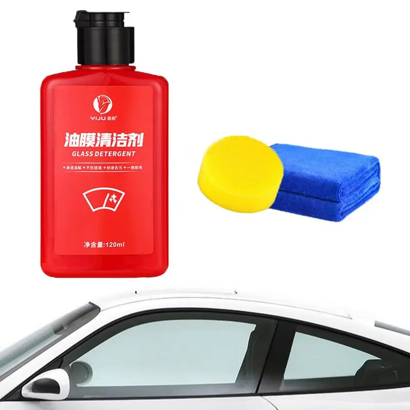 

Auto Car Glass Polishing Glass Oil Film Remover Powerful Oil Stain Removal Supplies For Bathroom Guarantee Driving Safety