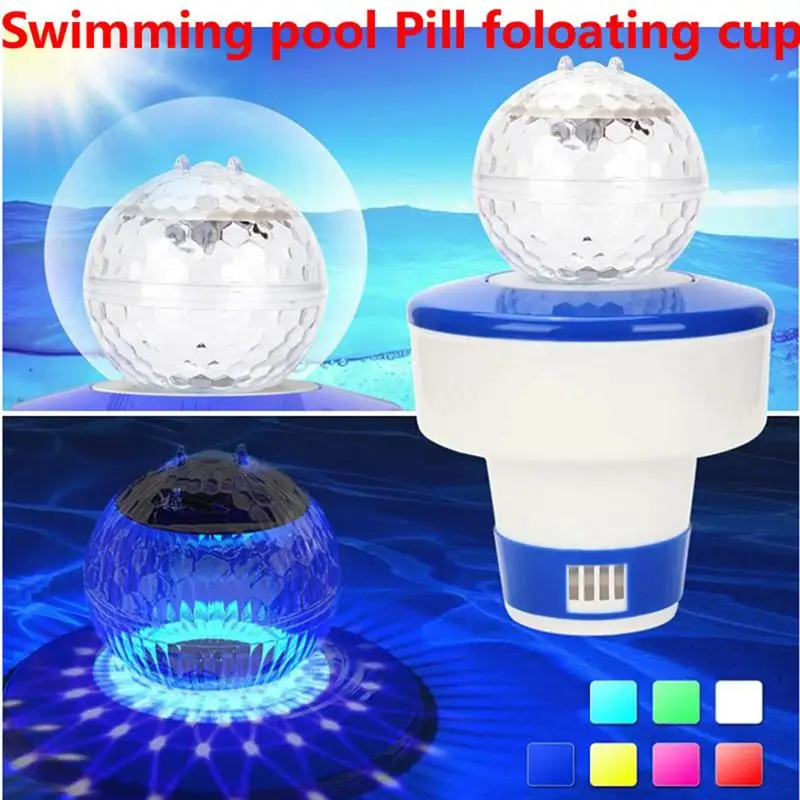 

Solar Chlorine Tablet Floater Floating Pool Chlorine Dispenser Clear Water Pool Chlorine Dispenser for Swimming Pool