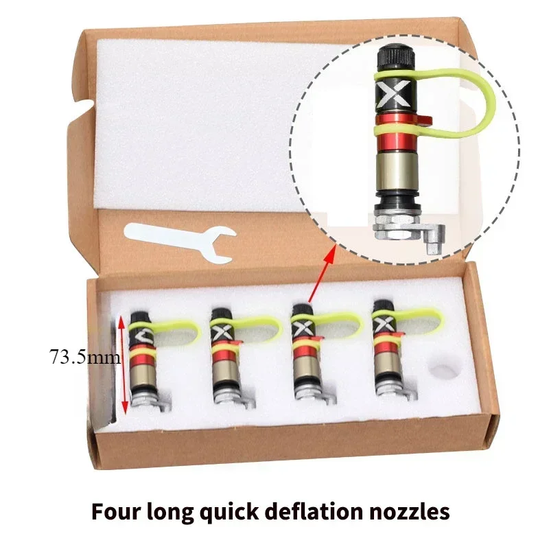 1 또는 4pcs 사막 오프로드 모래 액세서리 용 타이어 퀵 릴리스 밸브 타이어 수축 밸브 압력 릴리프 범용 자동차 부품