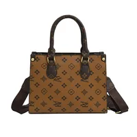 Sac à main élégant pour femmes, sac à bandoulière imprimé rétro de luxe de styliste en cuir, sac à main messager pour voyage 5