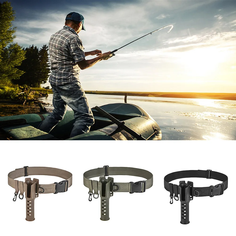 

Fishing Rod Belt Bracket Lu Yaji Fishing Waist Hanging Rod Holder fishing accessories Tackle Boxes Tools Box Accessories