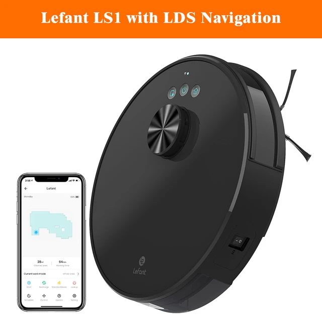 Lefant M1 Robot Vacuum Mop with Lidar Navigation Laser System Water tank -  AliExpress