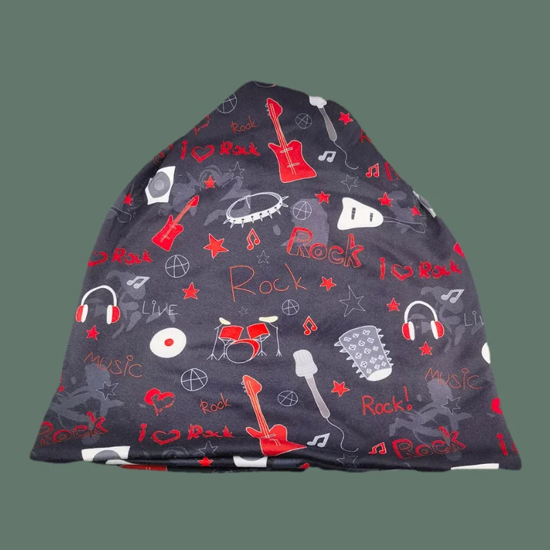 Floral Frauen Warme Mützen Skullies Casual Dance Mädchen Hut Schal Mode Outdoor Sport Beanie Frühling Herbst Hut Knochen Winter Gorras – Detail 9