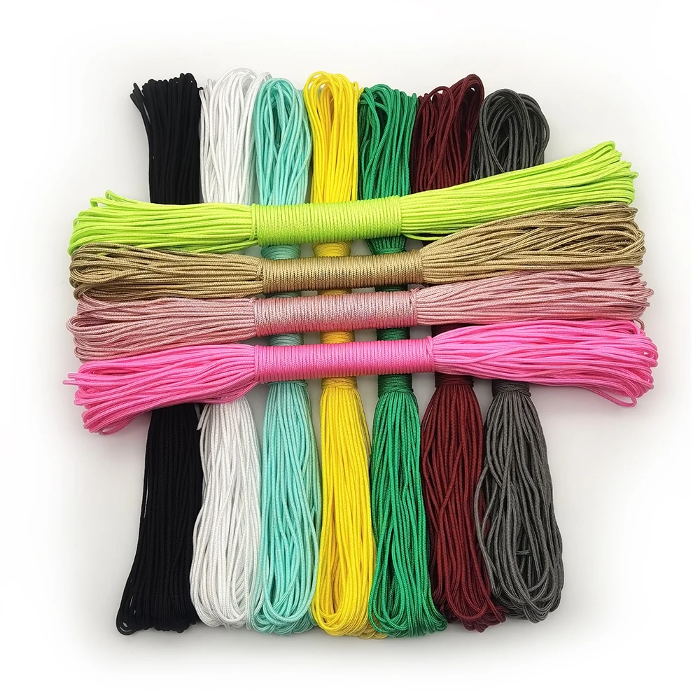 Dia.2Mm Paracord 31M/15M/8Meters One Stand Cores Paracord Rope Jewelry Making Jewelry Hand-Woven Rope