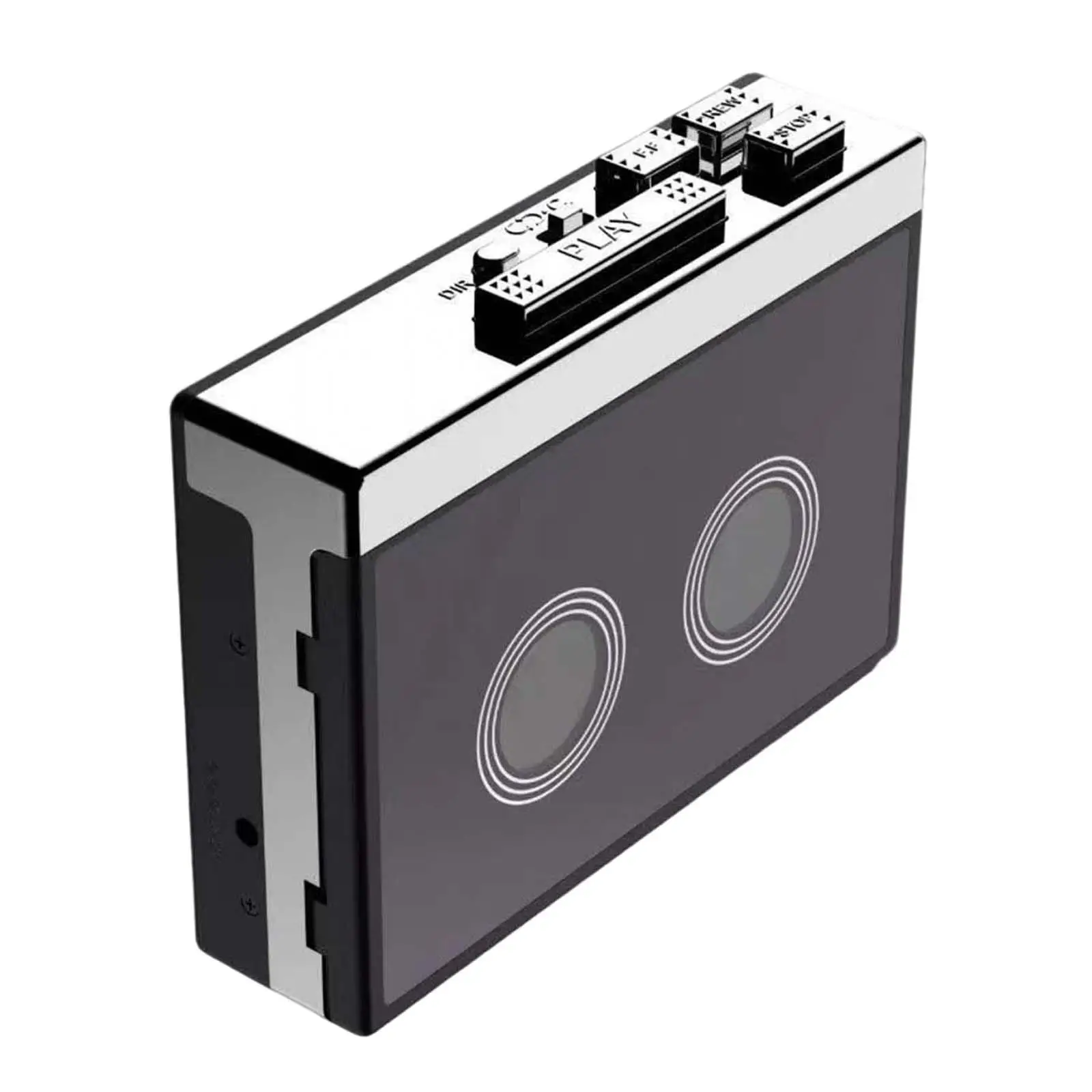 Portable Walkman Cassette Player Bluetooth Retro Style FM Audio Music Player Speaker Tape Recorder News Running Sports cassette player