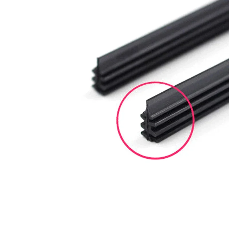 2Pcs/lot Universal Auto Vehicle Insert Soft Rubber Strip Refill for Frameless Wiper Blades 6mm 26" 24" 22'' Car Accessories 2
