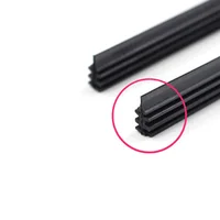 2Pcs/lot Universal Auto Vehicle Insert Soft Rubber Strip Refill for Frameless Wiper Blades 6mm 26" 24" 22'' Car Accessories 2