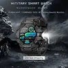 2025 Rugged Sport Smart Watch  Bluetooth Calls Colorful Waterproof Military Smartwatches with Flashlight SOS COMPASS for Phone 1