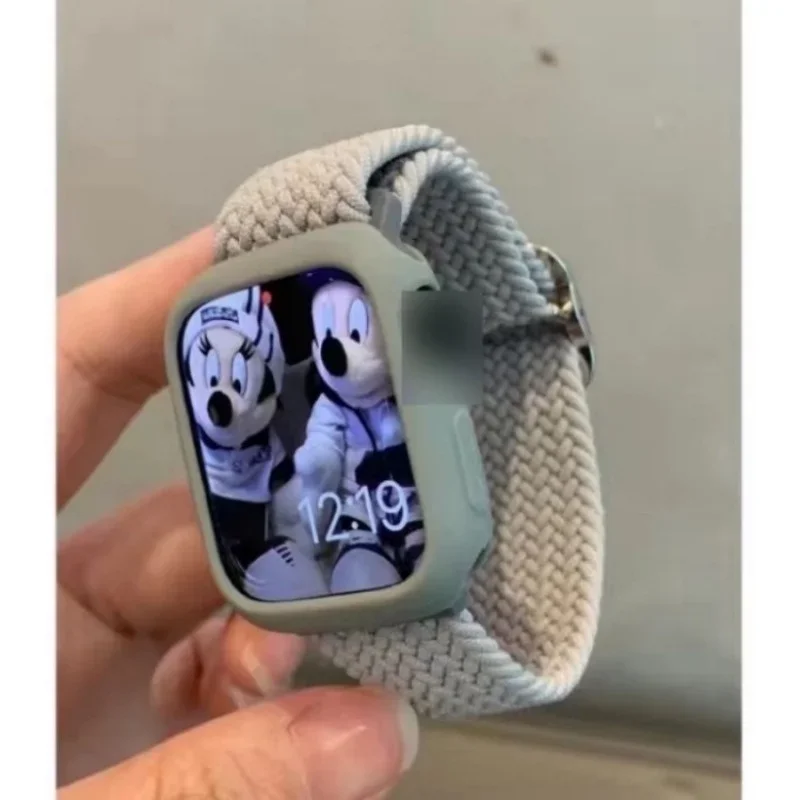 Chic Korean Braided Nylon Strap with Case – Cute Bracelet