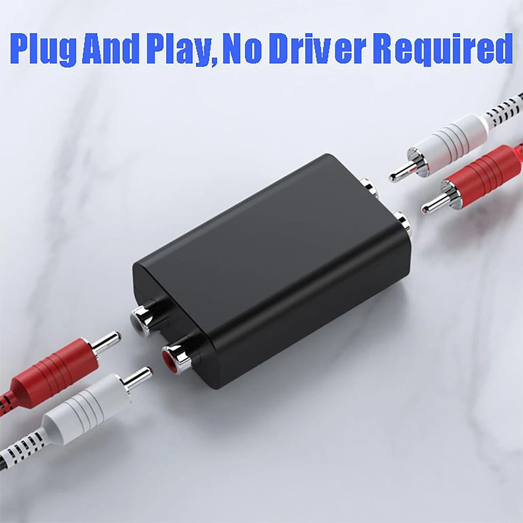 Humming Hissing RCA Aux System Hum Noise Suppressor Noise Isolator Car Audio Isolato Buzzing Filter Eliminate