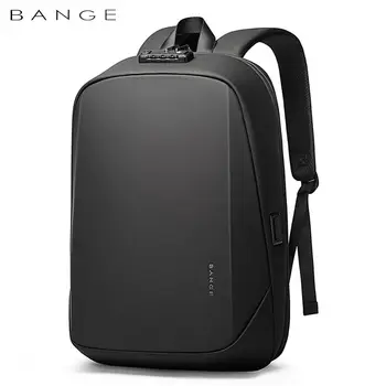 Zaino BANGE Zaino per laptop di marca Zaini scolastici impermeabili antifurto Borsa da viaggio USB Zaino da uomo d'affari 2024 1