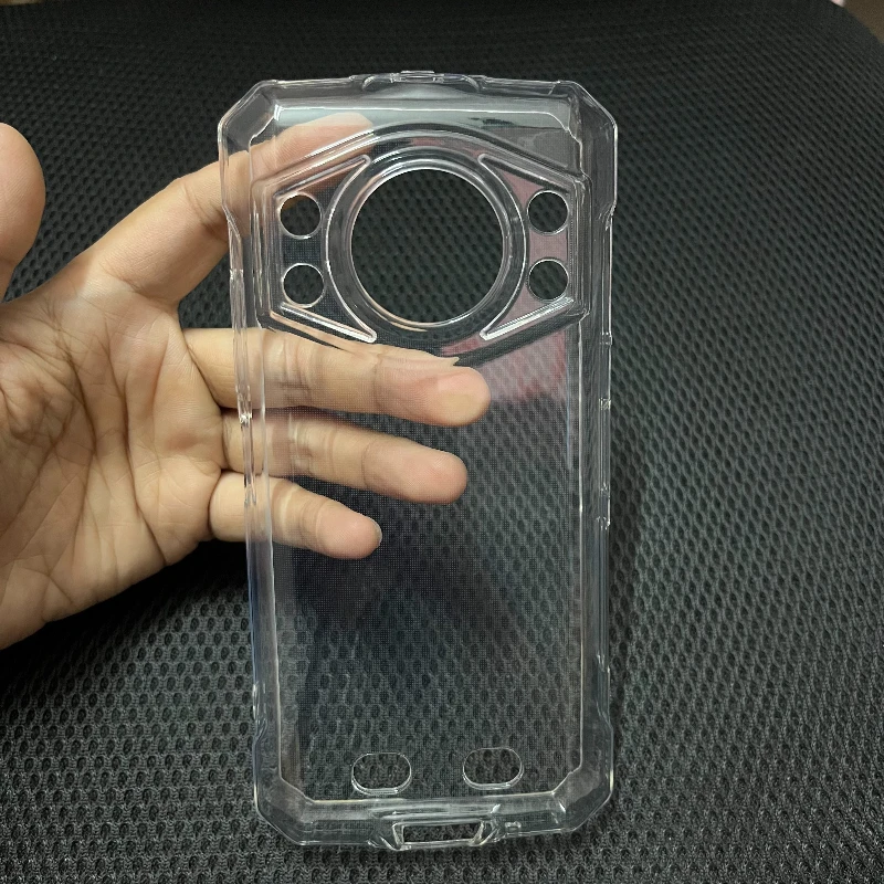 Premium Black Transparent Soft TPU Silicone Back Cover Phone Case