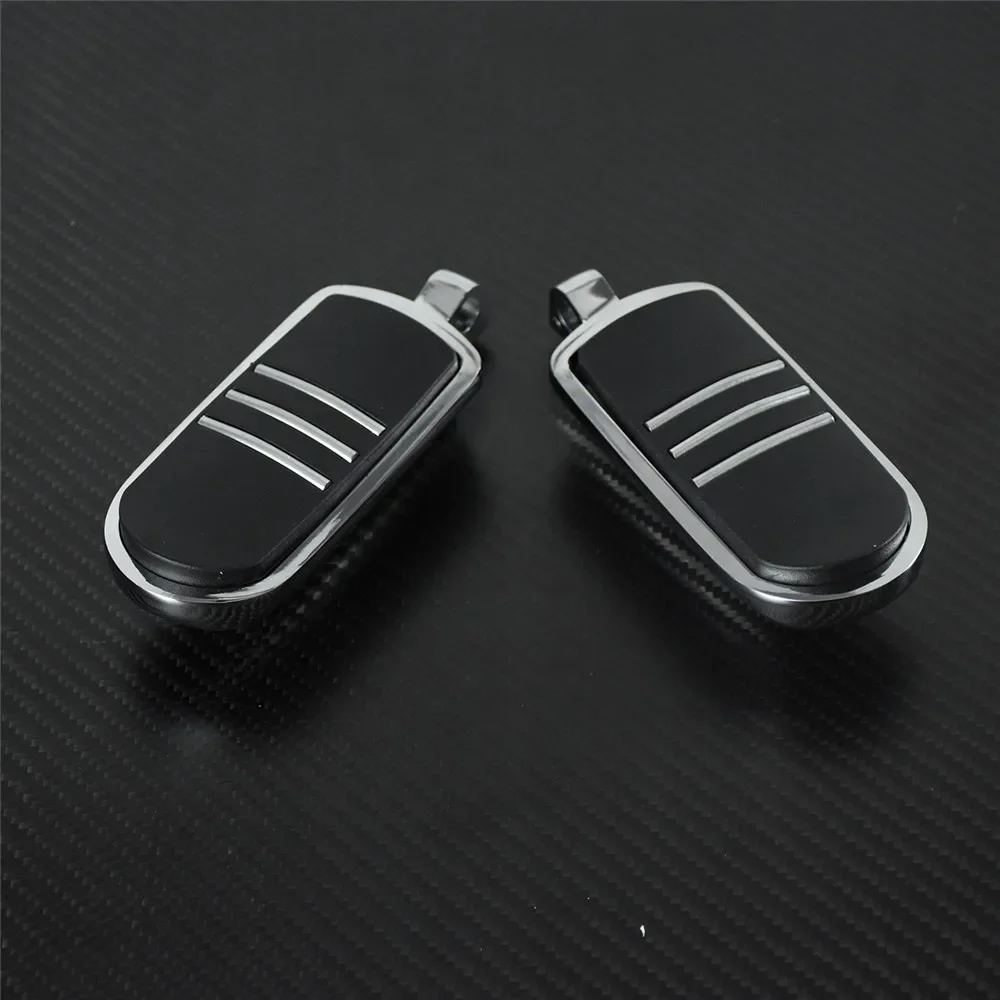 Motorcycle Foot Pegs Highway Pedals Footrest 32mm 1-1/4" Footrest Mount Kits For Harley Touring Road Electra Street Glide FLHR