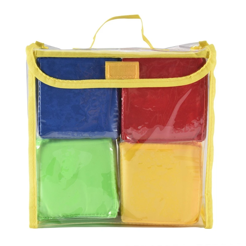 

DIY Искусственные кости, карманные квадраты, карманные пенные штабелируемые блоки для фото, карманные кубики для обучения-набор из 4 акций