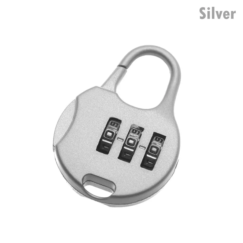 Supply Luggage Diary Protector Security Tool 3 Digit Dial Padlock Password Lock 