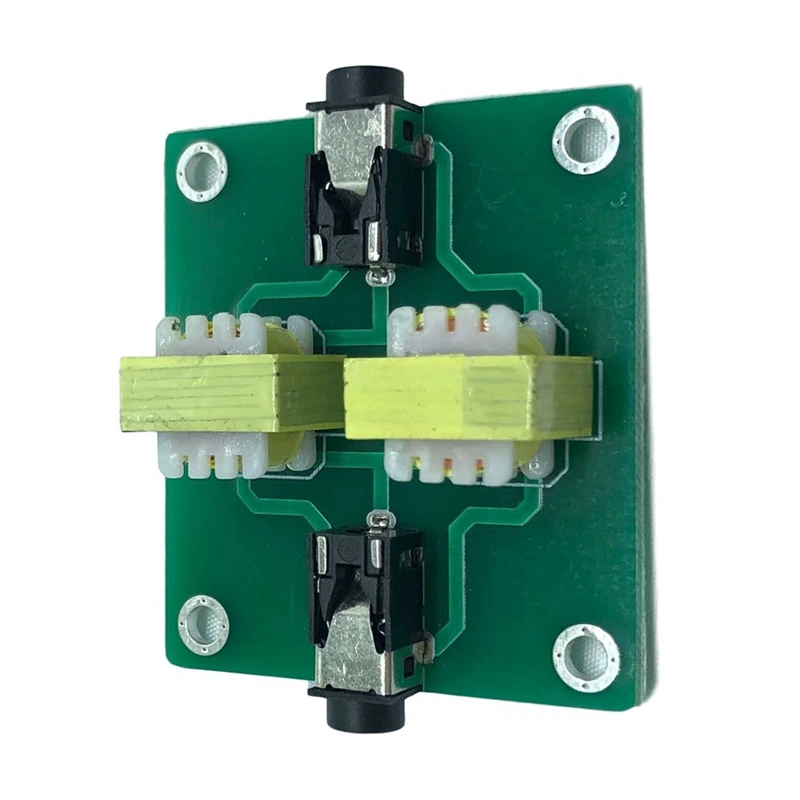 

2X Interference Isolator,Stereo Audio Aunty-Interference Isolator Transformer Noise Filter