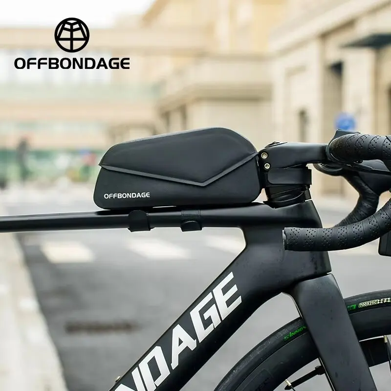 Description Picture 2 of itemOFFBONDAGE Bicycle Top Tube Bag Bike Front Frame Bag Fits MTB Road Bike Large Capacity Pannier Cycling Accessories
