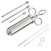 Stainless Steel Meat Marinade Injector Kit 2