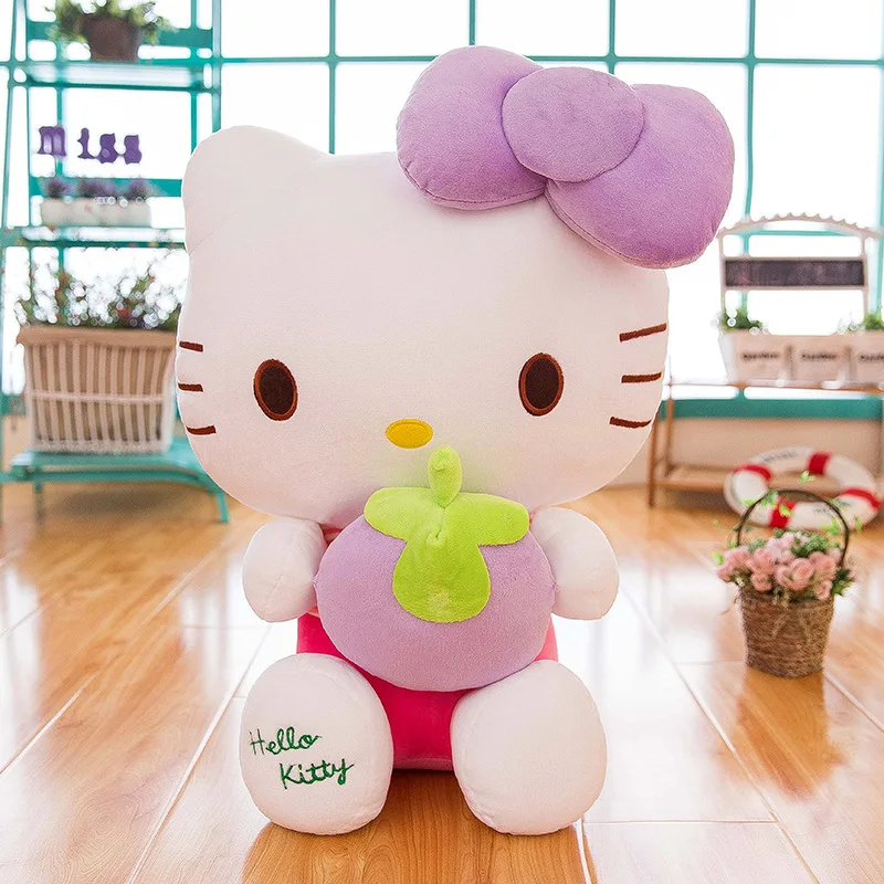 30cm  50cm 핫 카와이 헬로 키티 플러시 장난감 베개 인형 봉제 동물 플러시 홈 인테리어, 소녀 생일 선물