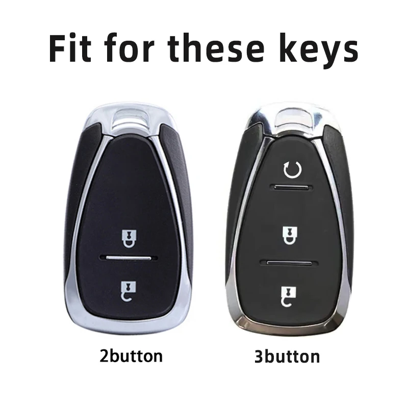Premium Car Key Case Cover for Chevrolet Vehicles - Stylish and Durable Shell Fob Protector