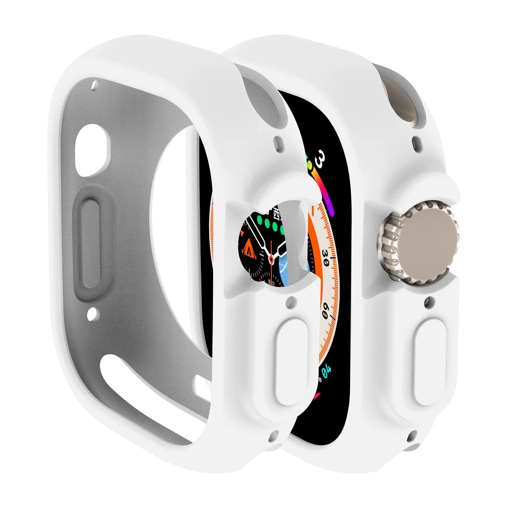 Enhanced Silicone Protective Case for Apple Watch - Premium Bumper Cover