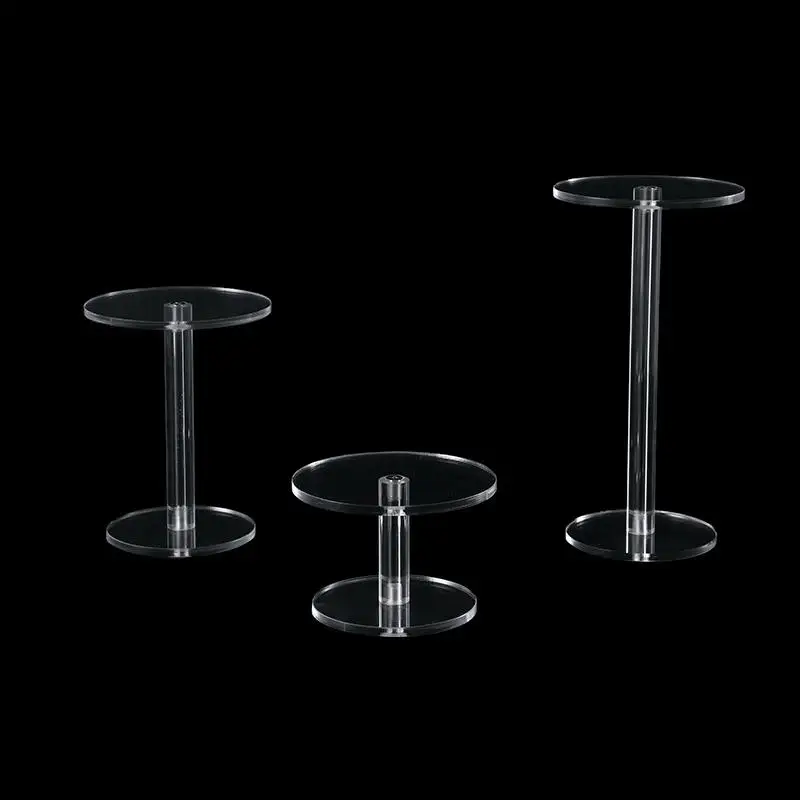Transparent Frame Round Jewelry  Display Stand Acrylic Clear Bracelet Organizer Shelf Jewelry Storage Rack