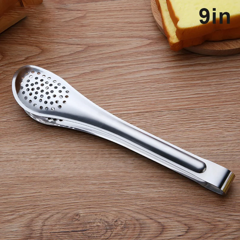 Barbecue Tongs Stainless Steel Steak Clip BBQ Tong Kitchen Grilling Metal Tong Stainless Steel durable Barbecue Grilling