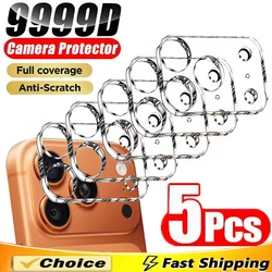Premium Full Cover Camera Lens Protector - 5 Pack Protective Glass - Tempered glass (12 Pro Max)
