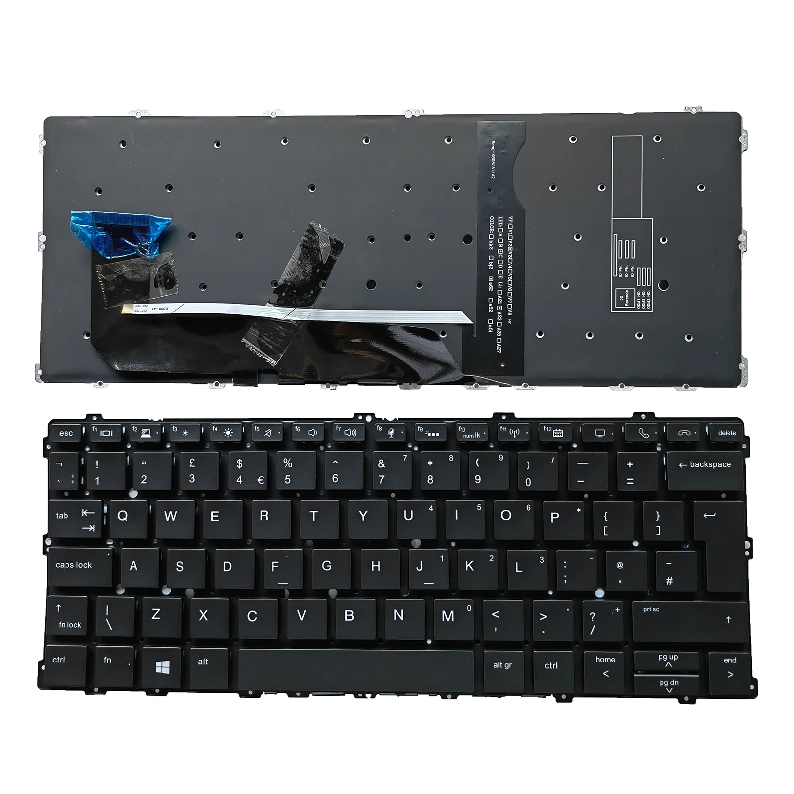 Nuovo Per Hp Elitebook X360 1030 G2 1030 G3 Tastiera Retroilluminata Uk