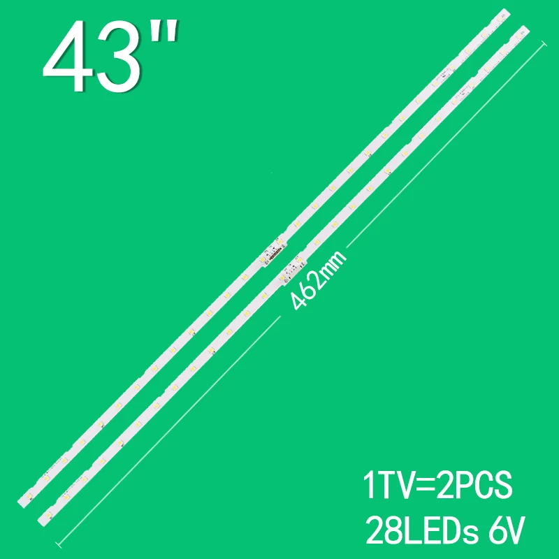 Striscia LED per UE55M5520AK UE55K6379 UE55K6379SU UE55K5607 UE55K6300 UN55K6300 UA55K6300 UE55K5510 UE55K5505 UE65K6500U UE55M5500  44