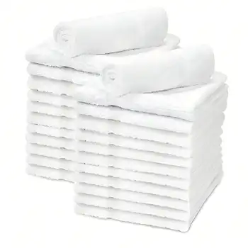 24-Pack 100% Cotton Baby Washcloths 1