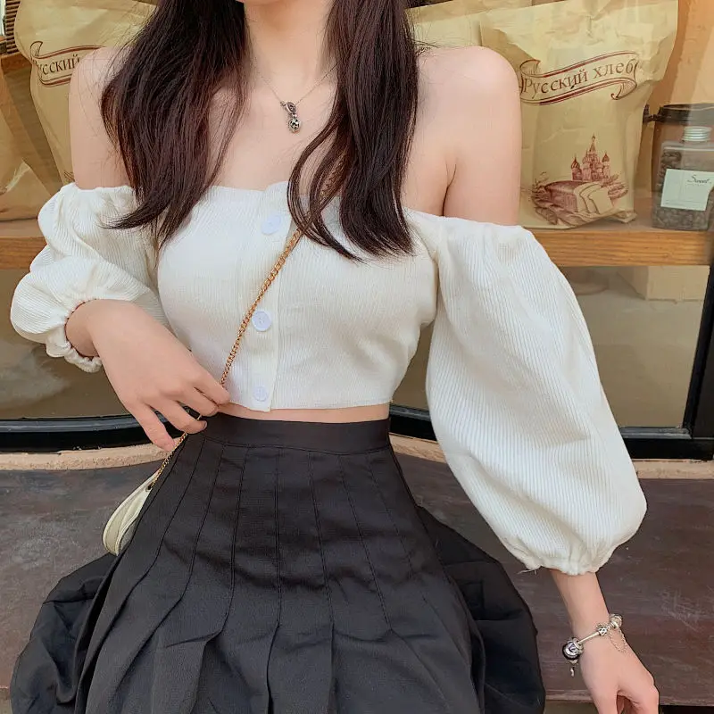 

Новинка 2024, летние футболки, женские футболки, футболка в стиле Шори, сексуальные топы с открытыми плечами, женские футболки, размеры S, M, L