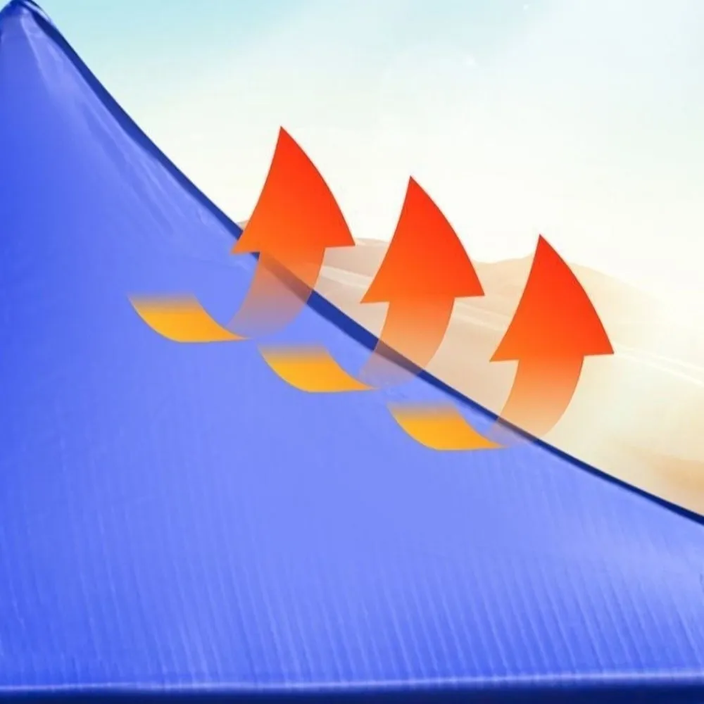 420D Oxford Cloth Gazebo Top Cover Waterproof Sun Blocking Tent Canopy Foldable Thick Reinforced Corner Awning Fabric BBQ Gazebo