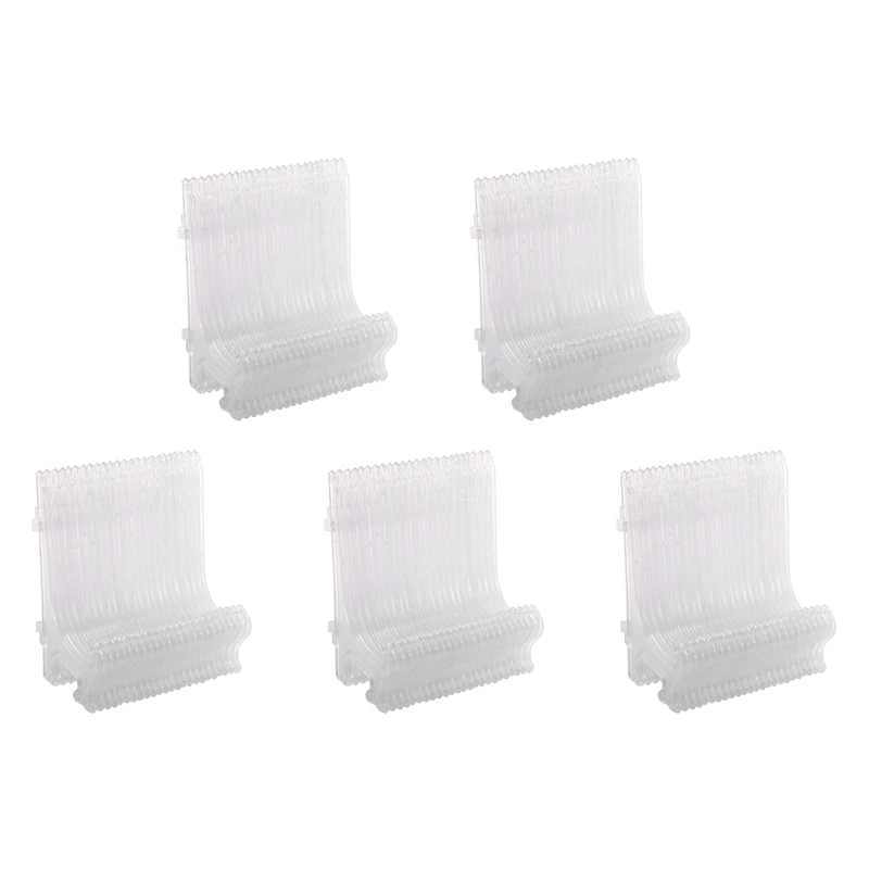 

60Pcs Clear Easels Plate Holders Display Dish Rack Picture Frame Photo Book Pedestal Holder Display Stand Stander