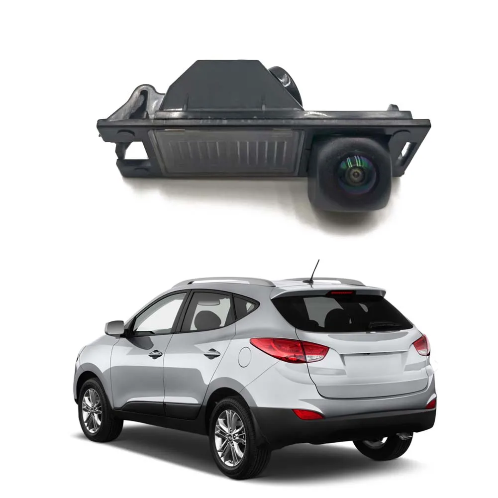 AHD 1080P 170 ° 현대 Tucson IX35 MK2 LM 2009-2015 역방향 주차 비디오 용 후면보기 카메라 백업 역방향 주차 카메라