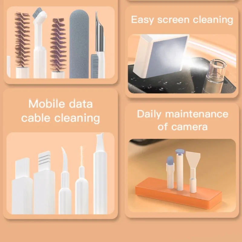 Digital Camera Headset Mobile Phone Laptop Keyboard Cleaning Tool Set 32 in 1/7 in 1 cleaning kit,earbud cleaning tool,cleaning brush,keyboard cleaning tools