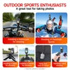 4K/30FPS Sports Camera Dual Screen WiFi Action Camera 6-Axis Anti-Shake APP Remote Control Built-in Battery for Surfing Diving 6
