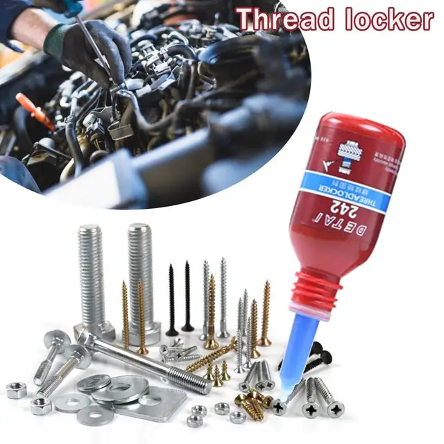 Thread Locker 271/242 Lock Tight Threadlocker Metal Glue Heavy Duty Weld  Prevent Screws Bolts And Nuts From Rusting Kitchen & - AliExpress