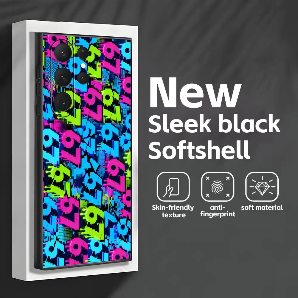 Sleek Black Soft Phone Case