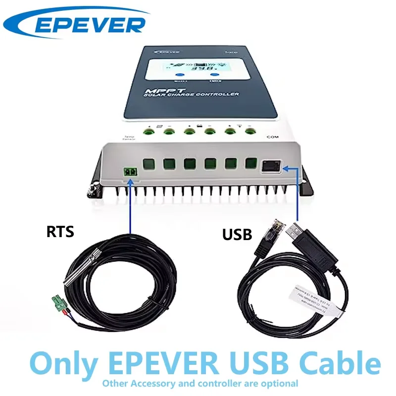 EPEVER USB-RS485 PC 통신 케이블 ABS 태양광 컨트롤러 PC 통신 케이블 CC-USB-RS485-150V