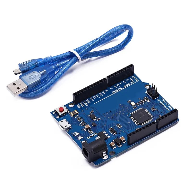 Nuovo Microcontrollore Leonardo R3 Scheda Di Sviluppo Atmega32U4 Originale Con Cavo Usb Compatibile Per Kit Di Avviamento Fai Da Te Arduino
