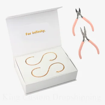 2025 New Permanent Eternal Bracelet Couple Jewelry Do it Yourself Fashion Bracelet Kit Valentine's Gift for Lover. 1