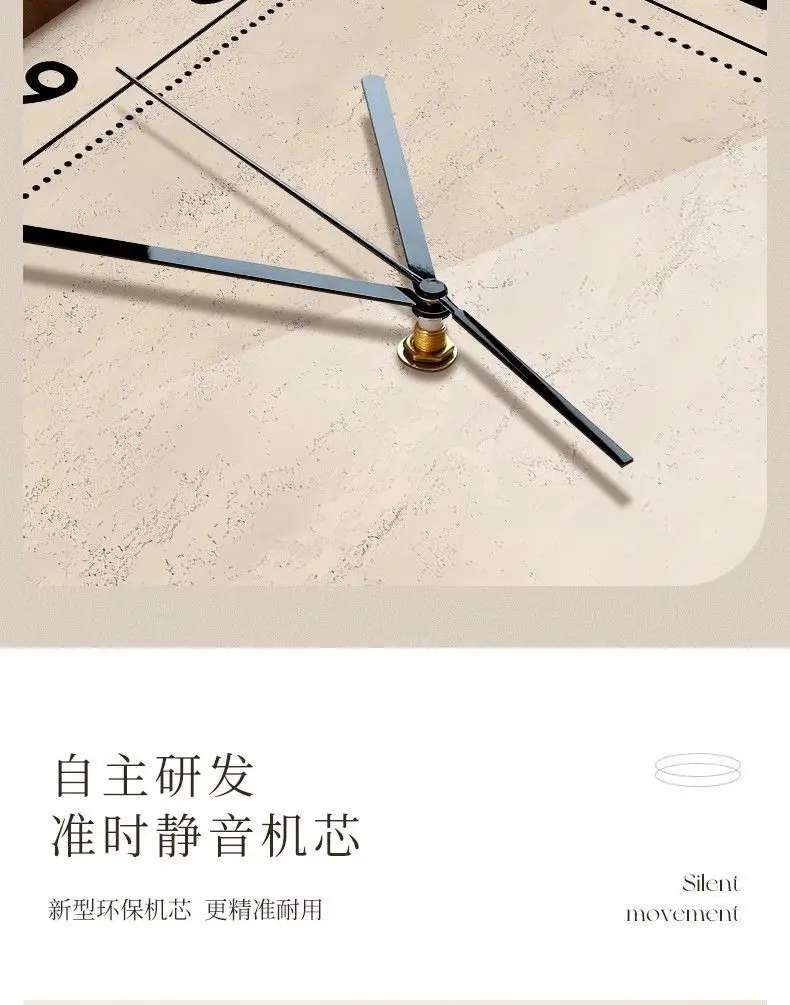 Moderne minimalistische Wohnzimmer dekorative Uhren kreative Wanduhr Mode stille Uhr Uhr Home Dekoration – Detail 10