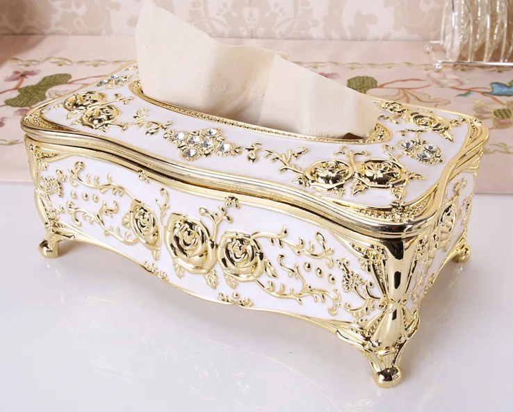 

Wholesale Good Quality European Tissue Box for Living Room Decoration