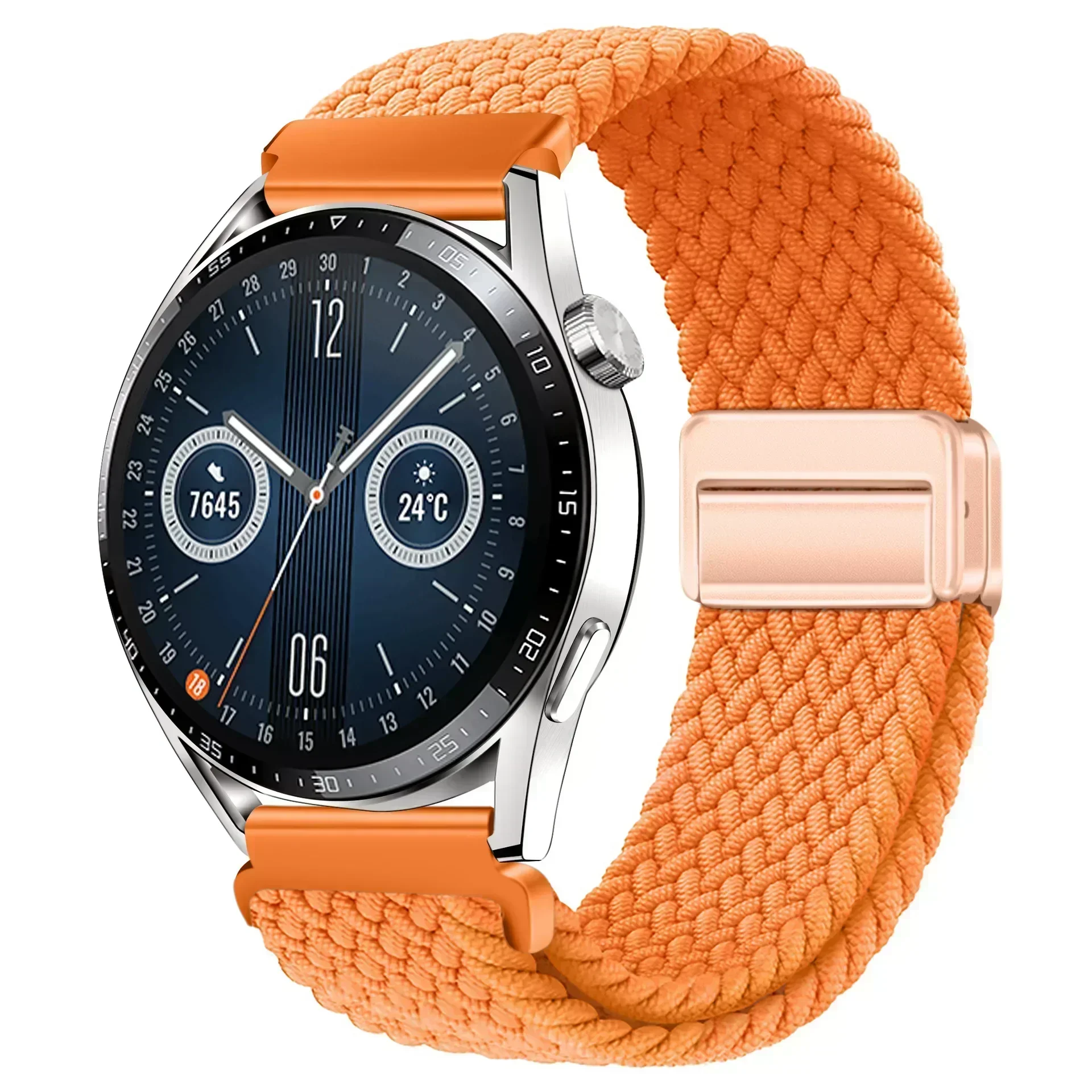 Magnetic Braided Nylon Watch Band - 20mm/22mm