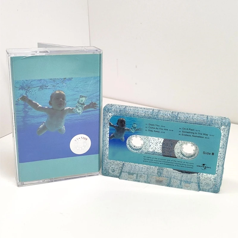 EU US Grunge Rock Musik Tape MTV Unplugged in New York Album Nevermind Kassetten Cosplay Walkman Auto Recorder Soundtracks Box – Detail 16