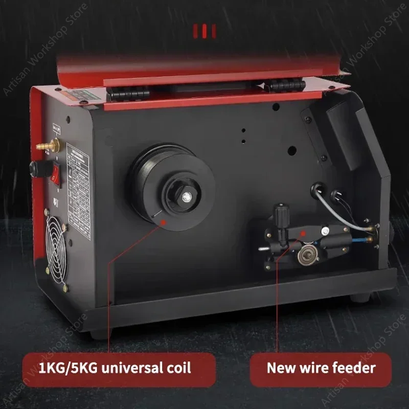 NB-250 Gasless Welding Machine Digital Display 3-In-1 Welder Airless Arc Tig Mig Welder Household Electric Welding Device 220V 5