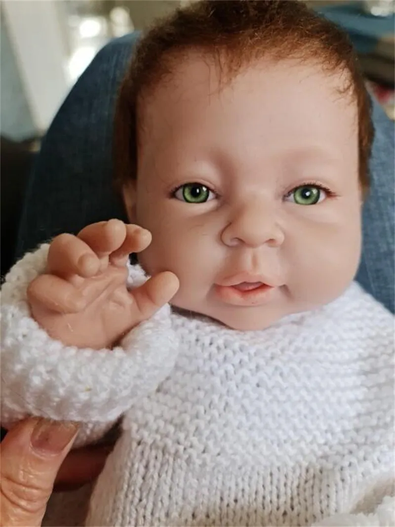 Top Quality Reborn Doll Pure Mohair Natural Black / White 11 colors Handrooted Doll Mohair for DIY Reborn Doll BJD Doll 3