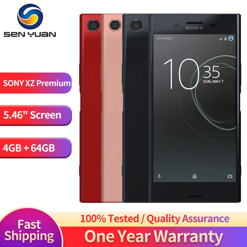 Original Sony Xperia XZ Premium G8141 G8142 SO-04J ROM 64GB