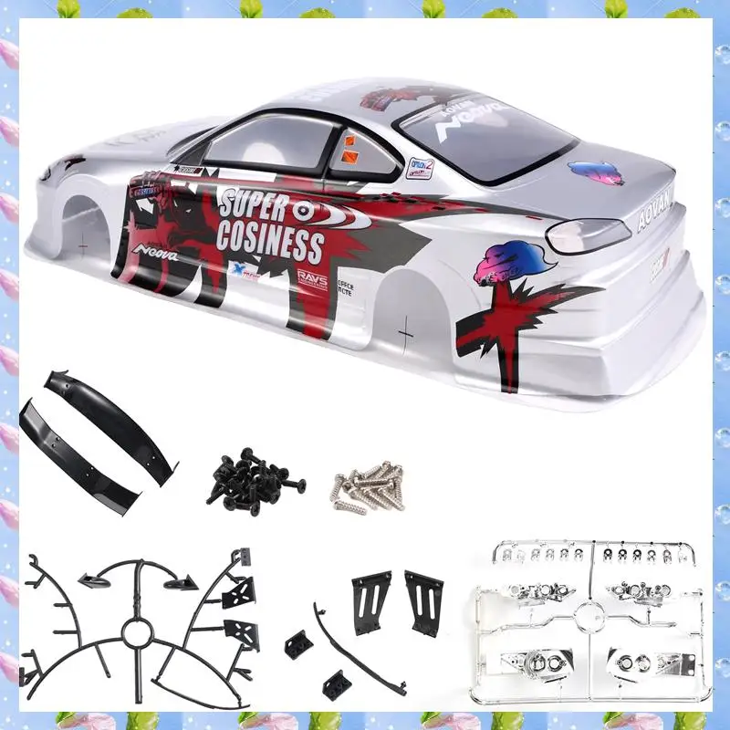 스마트웨이브-1/10 RC카 바디 쉘 개조 190mm 온로드 드리프트 (닛산 S15용), 1/10 RC카 바디 쉘 개조 190mm 온로드